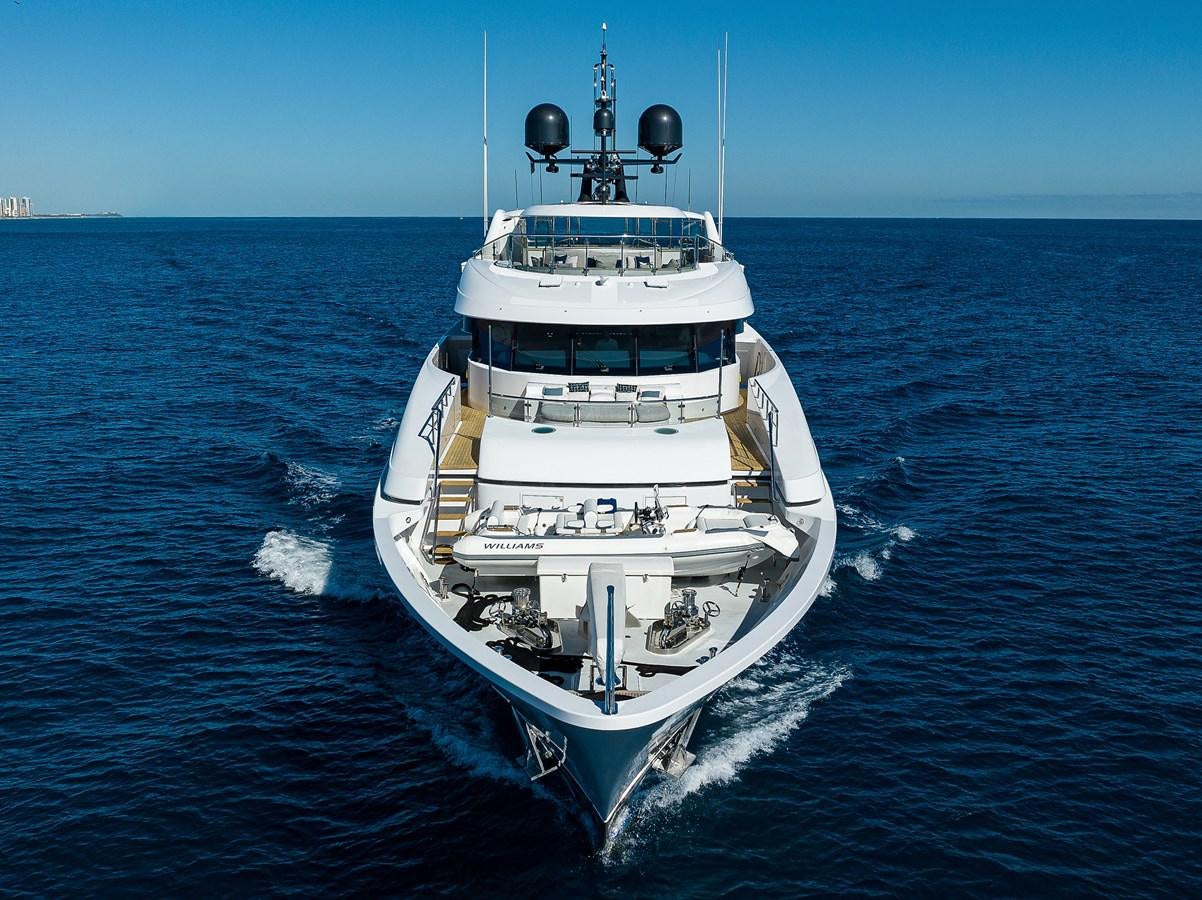a white boat in the water aboard SEANASH Yacht for Charter