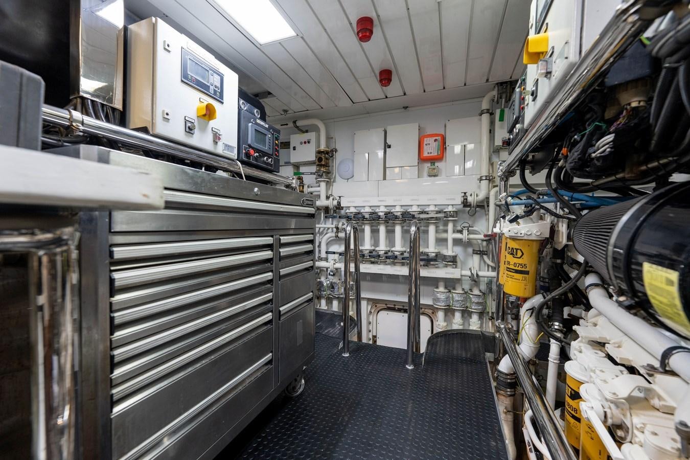 a room with machinery aboard ALEGRIA Yacht for Sale