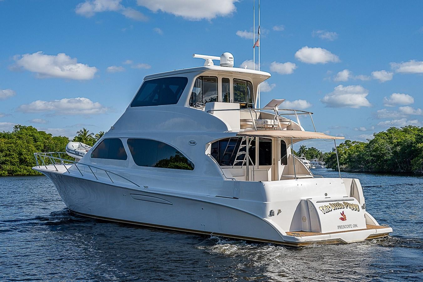 a boat on the water aboard THIS LITTLE PIGGY Yacht for Sale