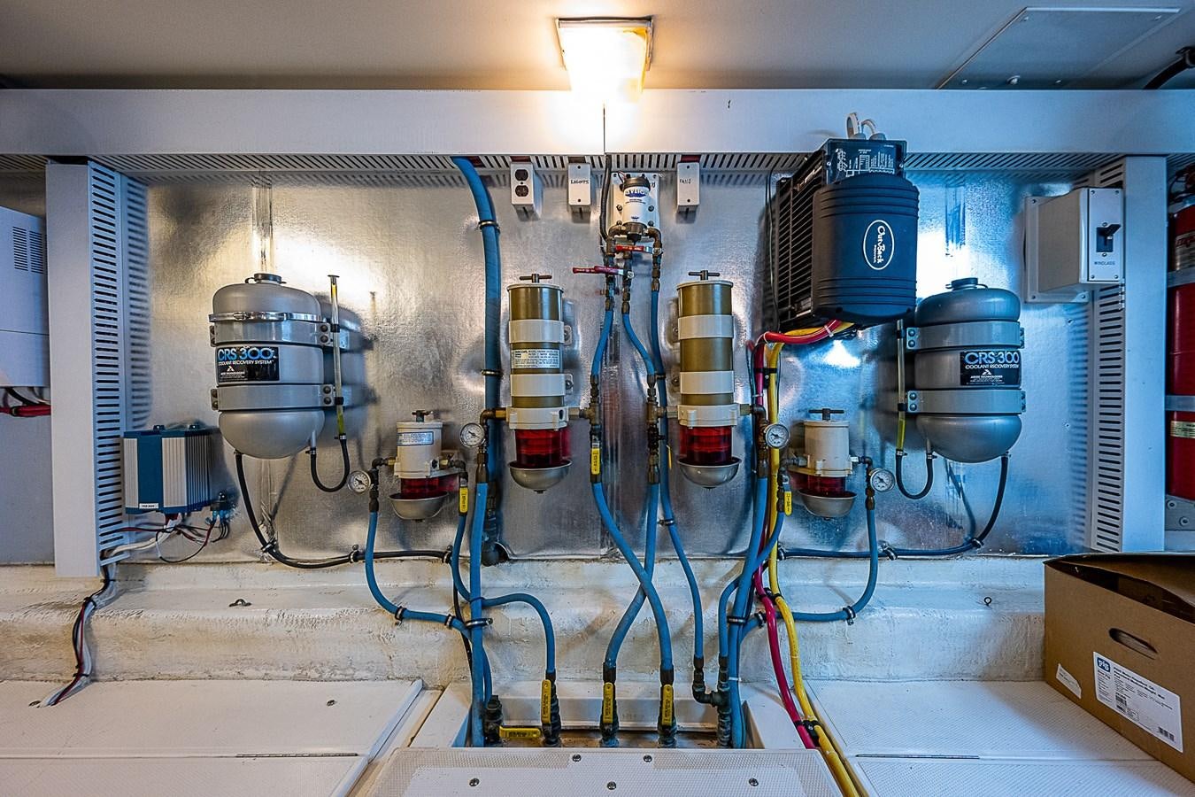 a room with machinery and equipment aboard THIS LITTLE PIGGY Yacht for Sale