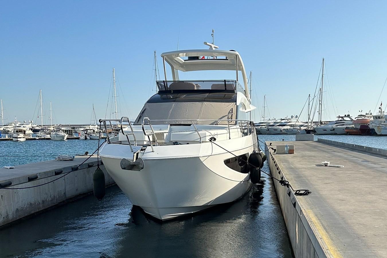 a boat is parked on the dock aboard AQUAMARINA Yacht for Sale
