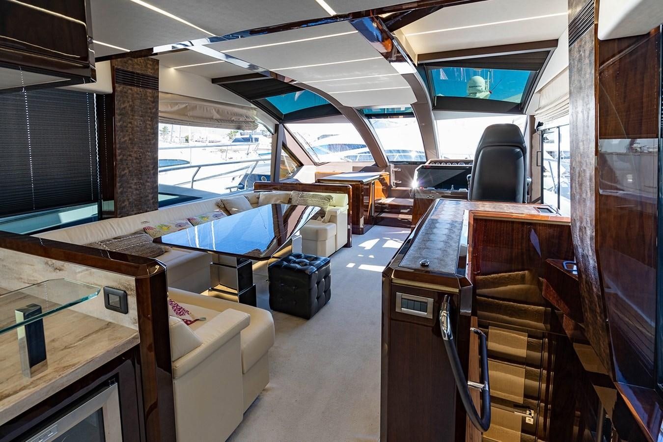 inside of a boat aboard AQUAMARINA Yacht for Sale