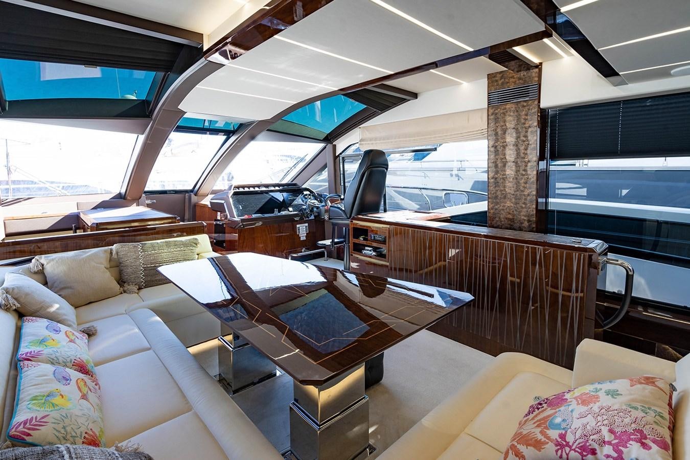 inside of a boat aboard AQUAMARINA Yacht for Sale