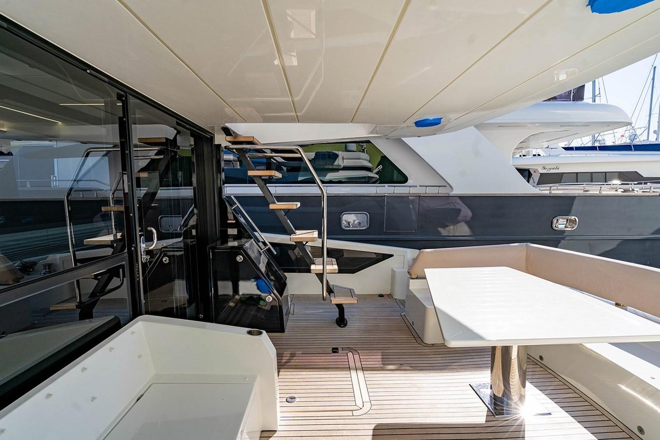 inside of a vehicle aboard AQUAMARINA Yacht for Sale