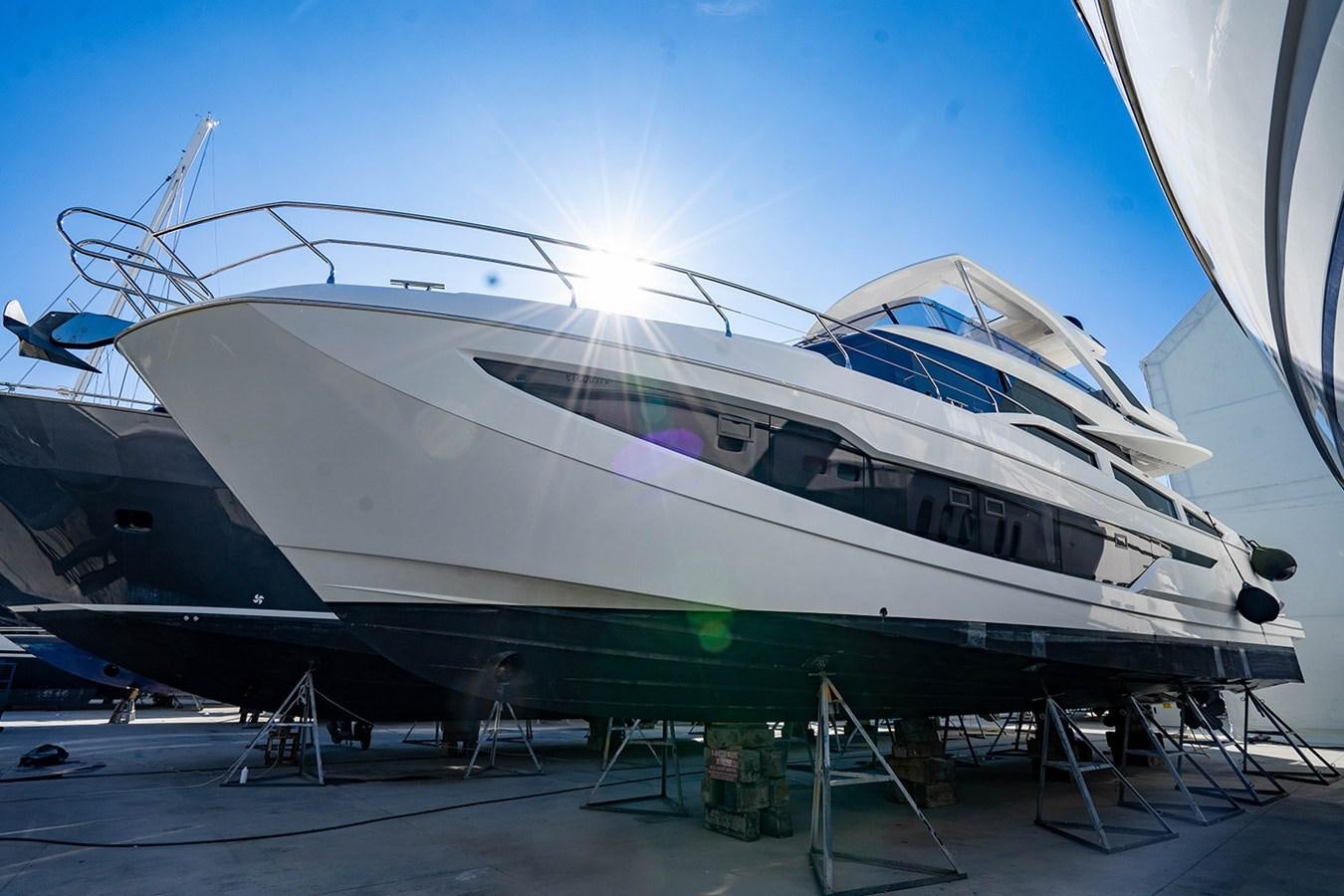 a large white yacht aboard AQUAMARINA Yacht for Sale