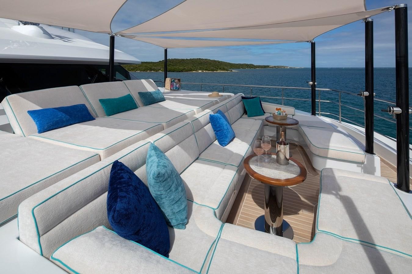 a boat on the water aboard JODI ANN Yacht for Charter