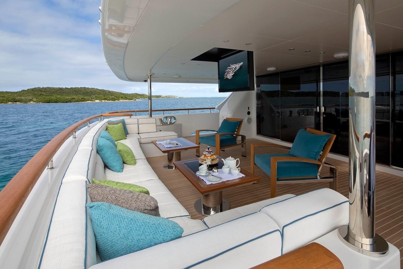 a boat on the water aboard JODI ANN Yacht for Charter