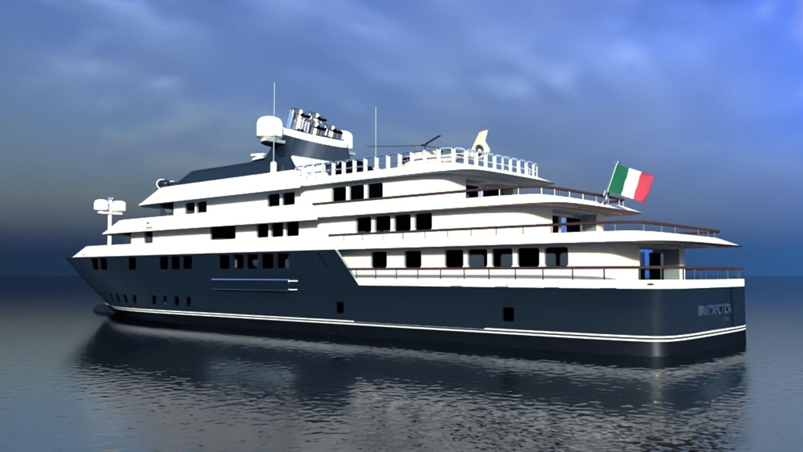 a large white yacht aboard ANTARCTICA Yacht for Sale