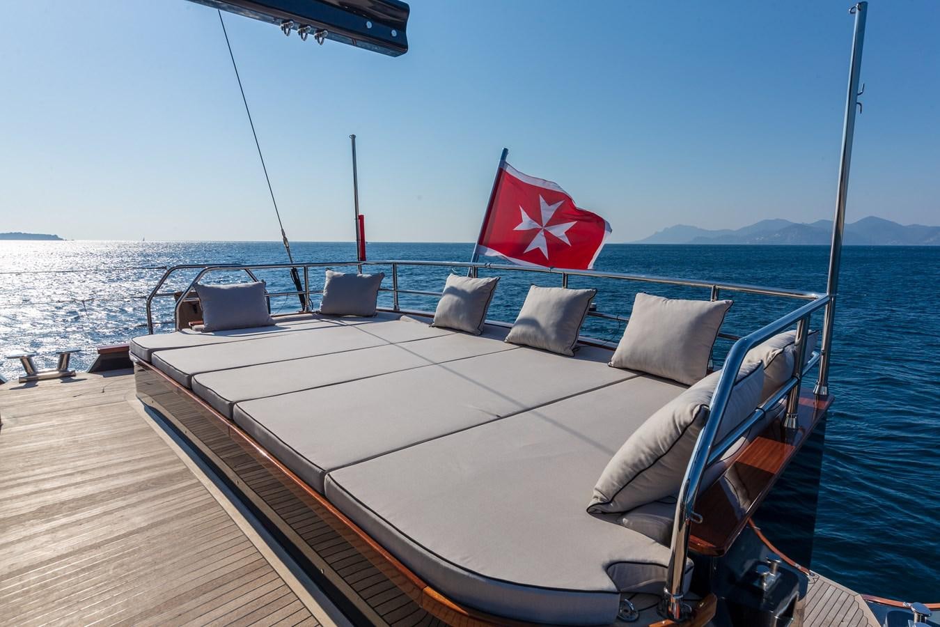 a boat on the water aboard MITI ONE Yacht for Charter