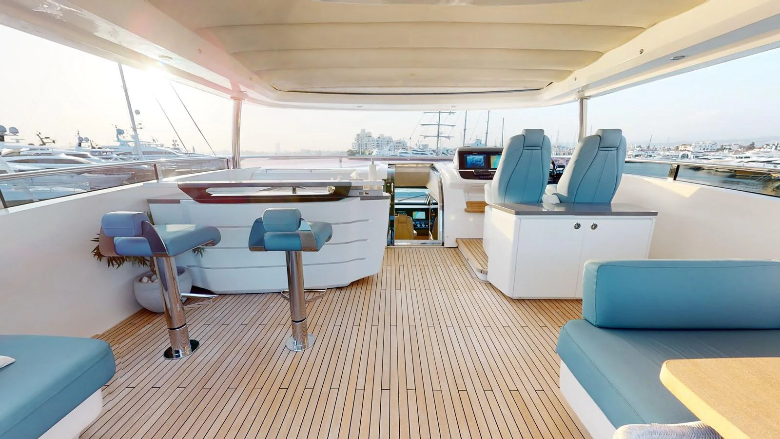 a boat on the water aboard HALLELUJAH Yacht for Charter