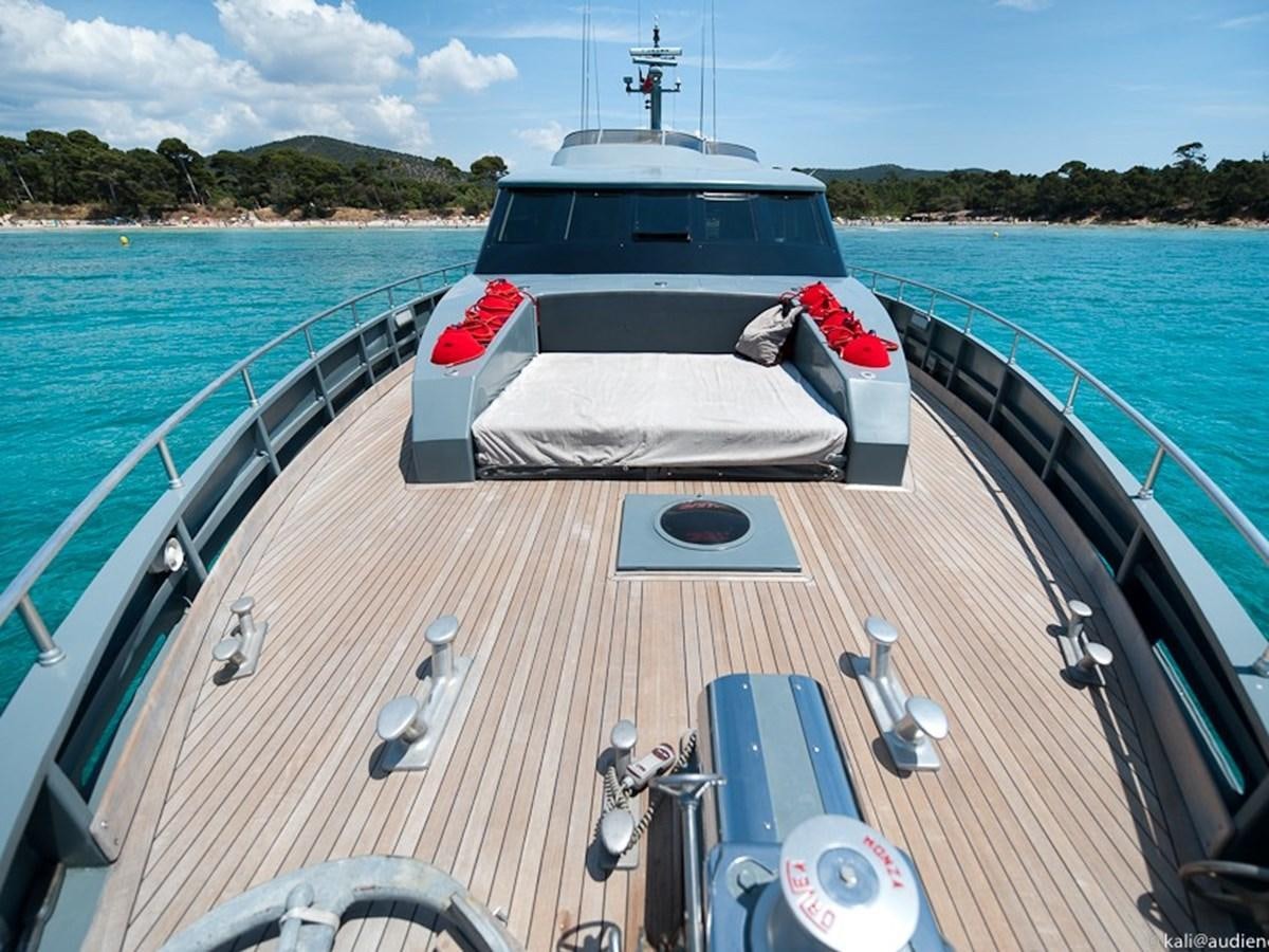 a boat on the water aboard CHATO Yacht for Sale