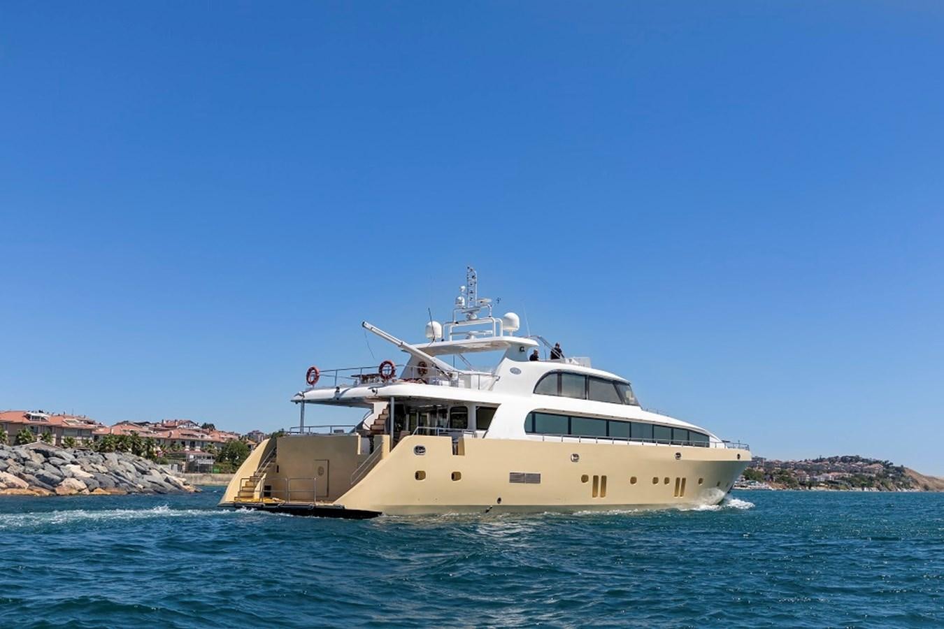 a boat in the water aboard DENIZ Yacht for Sale