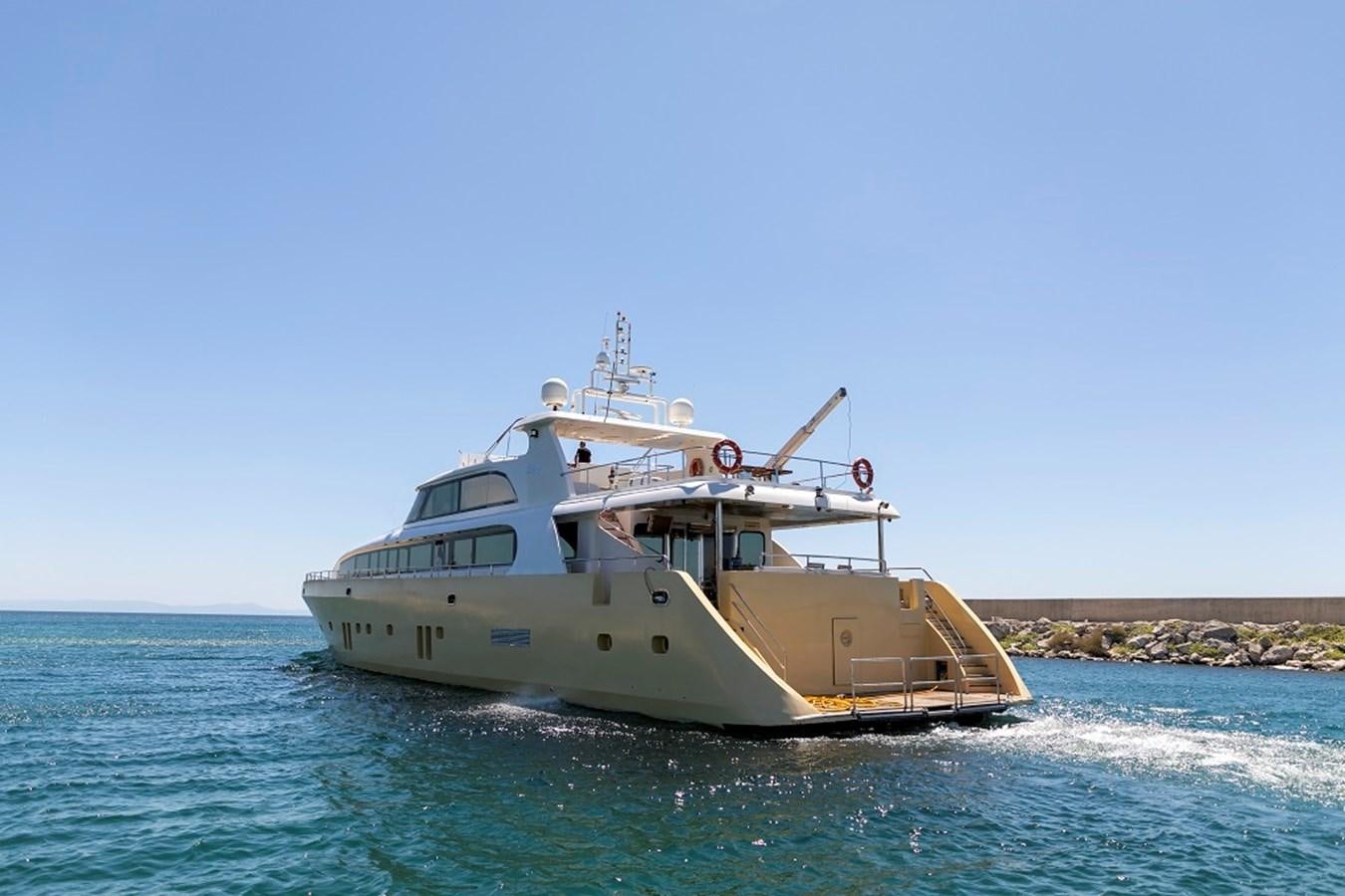 a boat in the water aboard DENIZ Yacht for Sale