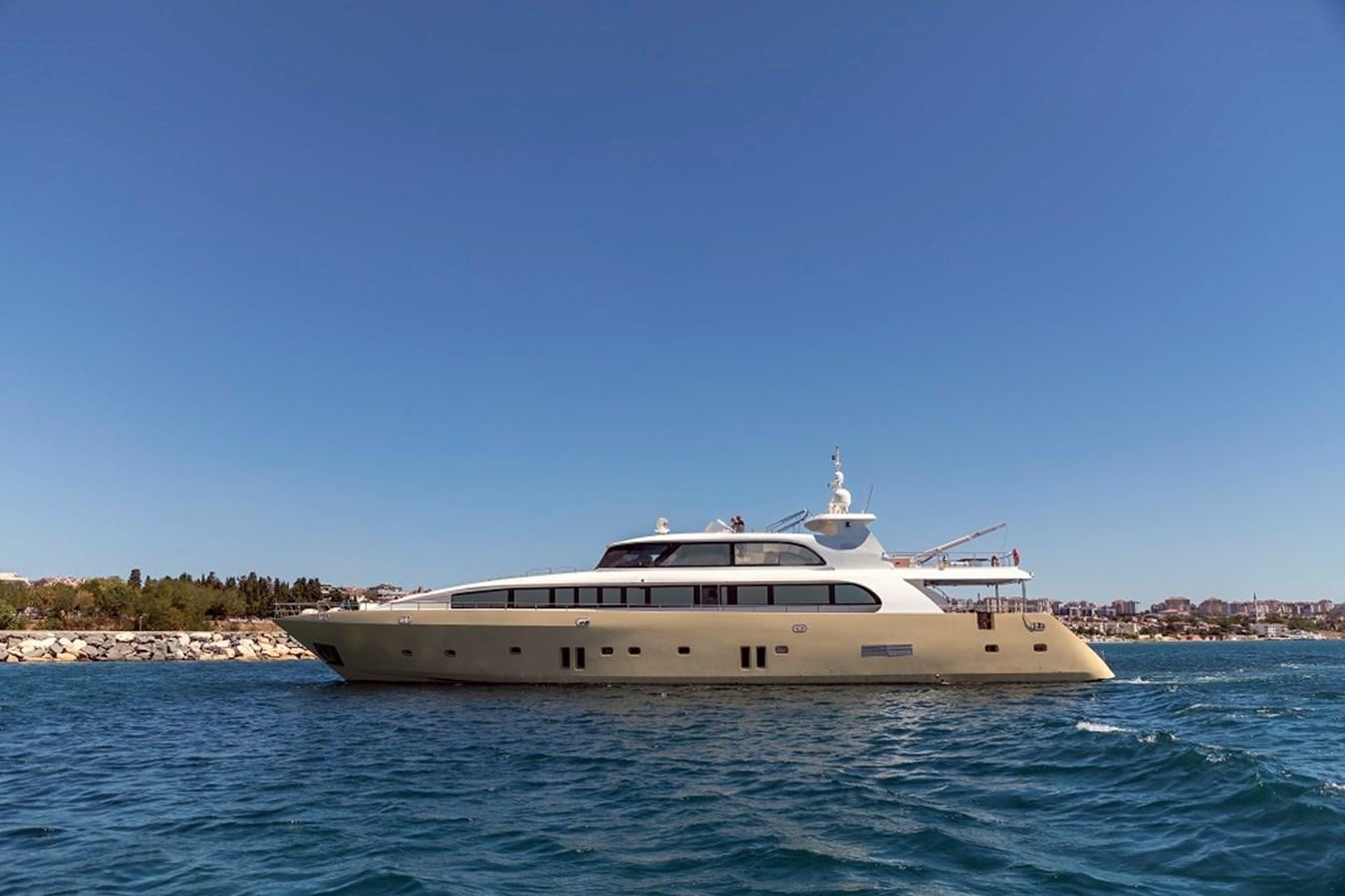 a boat in the water aboard DENIZ Yacht for Sale