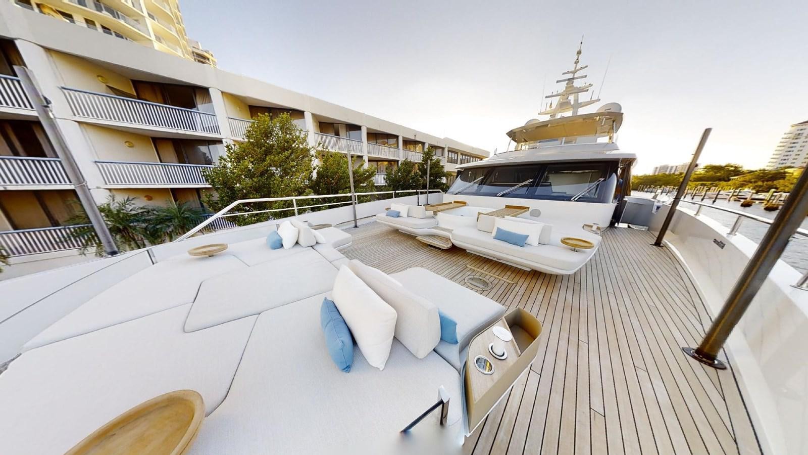 a couple of boats on a deck aboard VOLO MARE Yacht for Sale