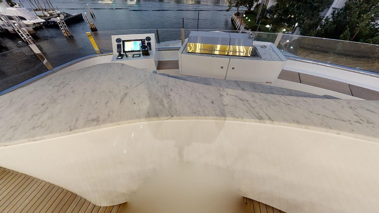 a large concrete foundation aboard VOLO MARE Yacht for Sale