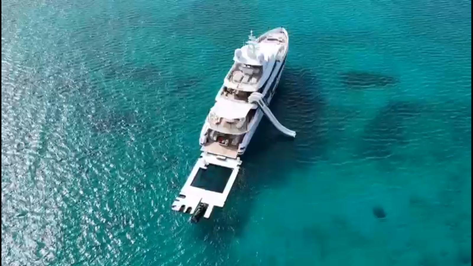 a boat in the water aboard VOLO MARE Yacht for Sale