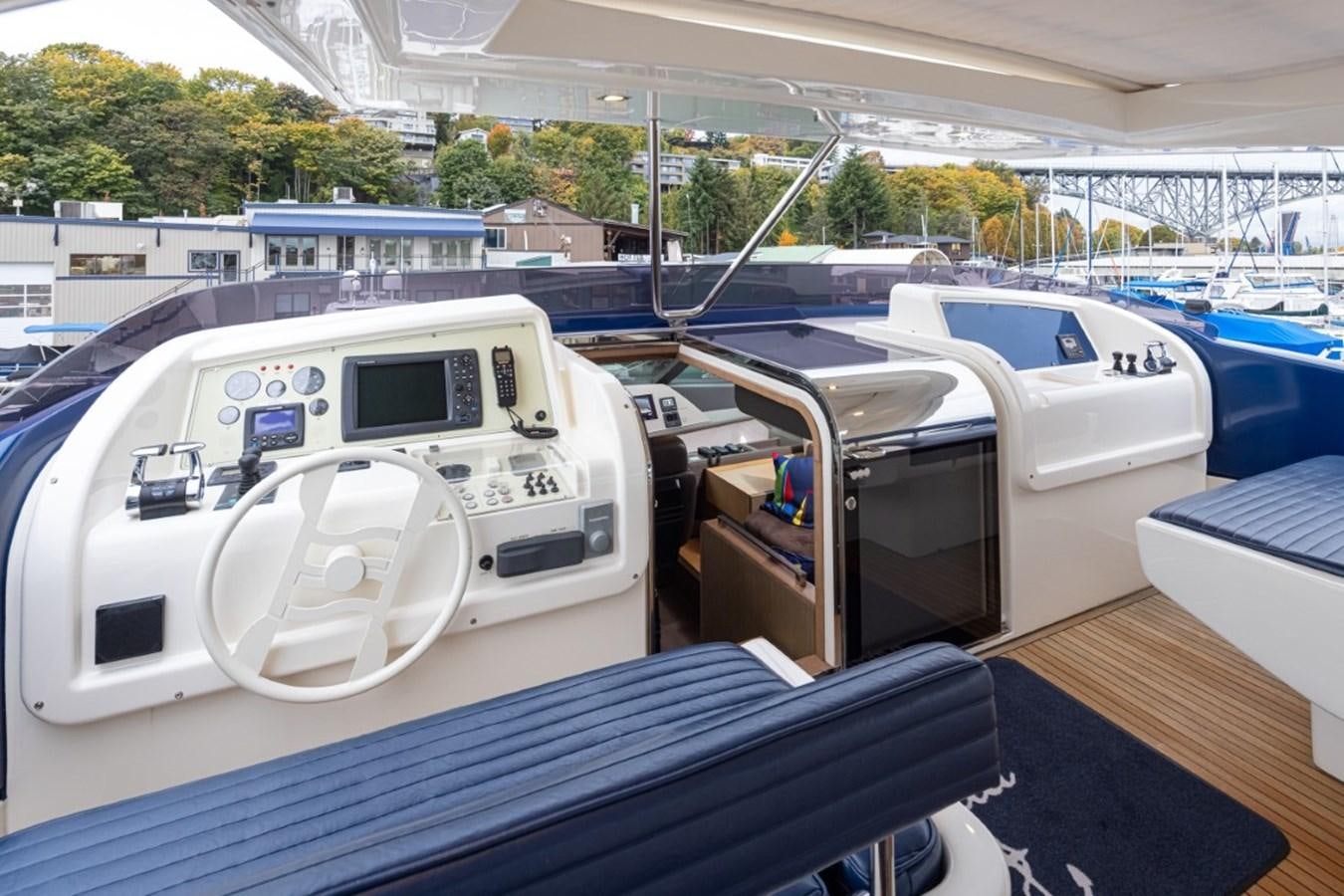 a cockpit of a plane aboard SOL SHINE Yacht for Sale