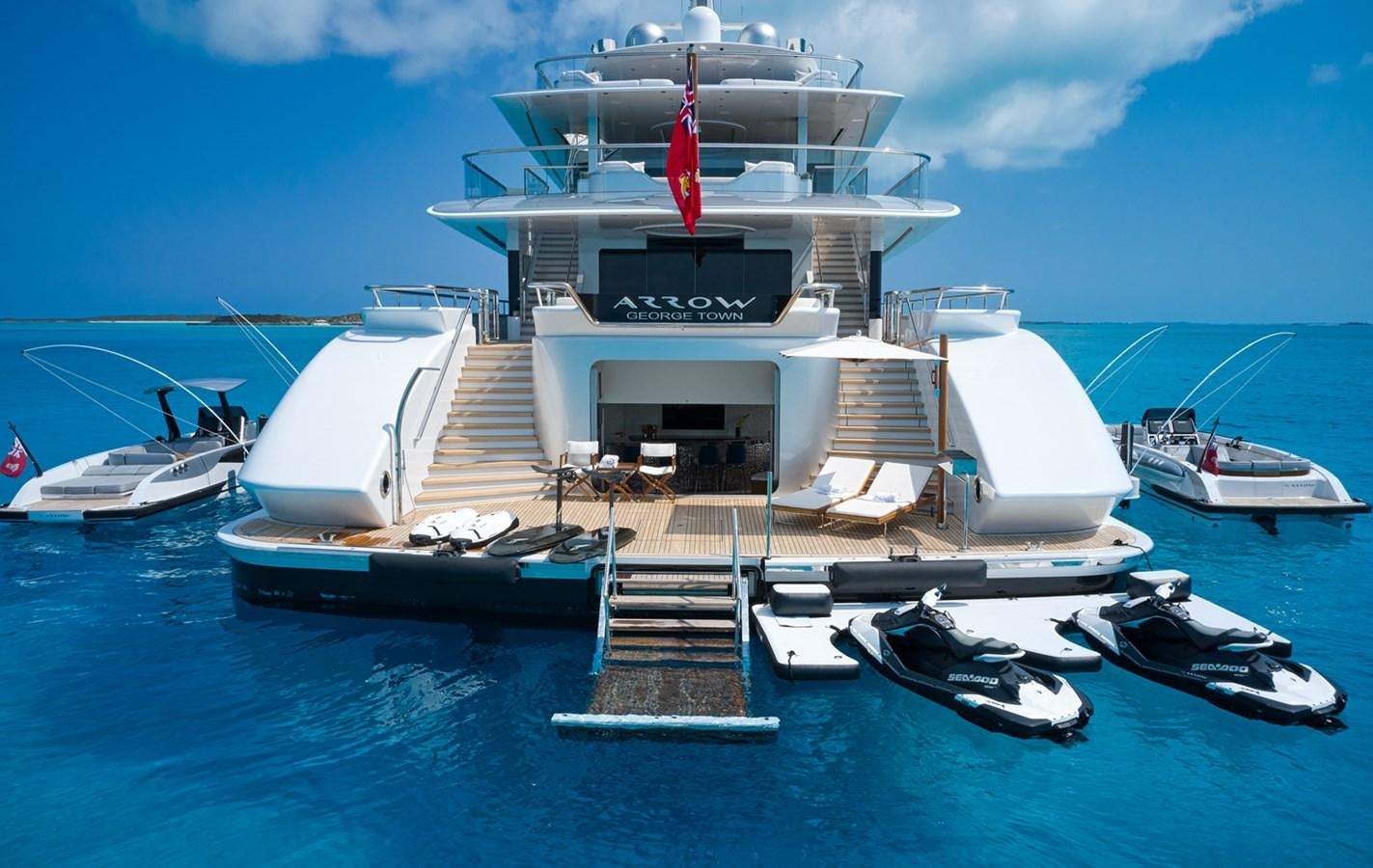 a boat on the water aboard ARROW Yacht for Sale