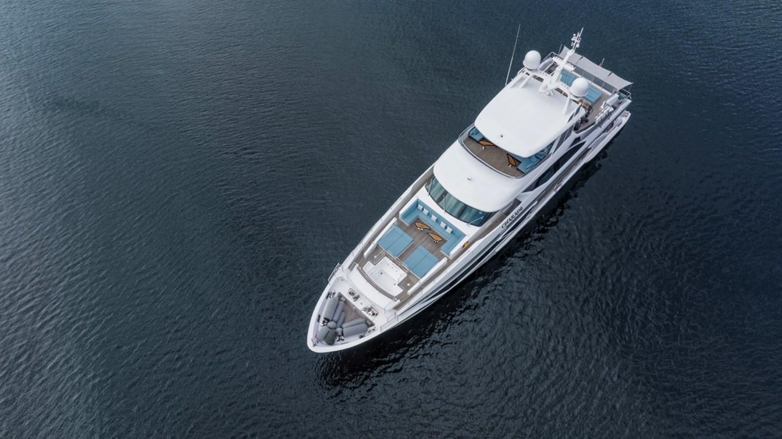 a boat in the water aboard CHARADE Yacht for Sale