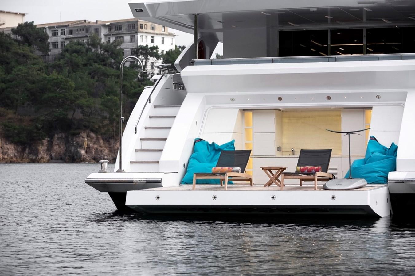 a boat on the water aboard CHARADE Yacht for Sale