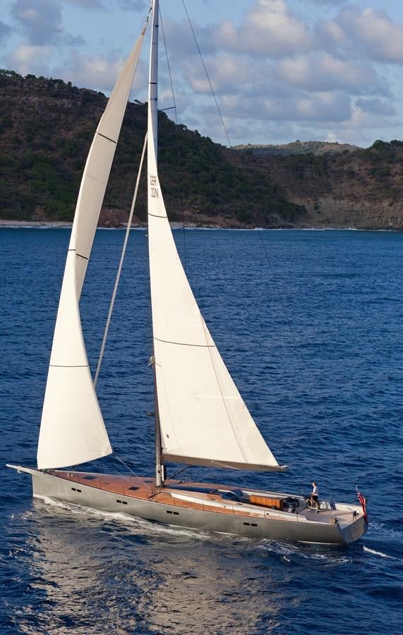 a sailboat on the water aboard AEGIR Yacht for Sale