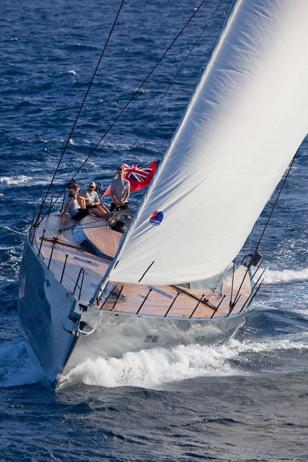 a group of people on a sailboat aboard AEGIR Yacht for Sale