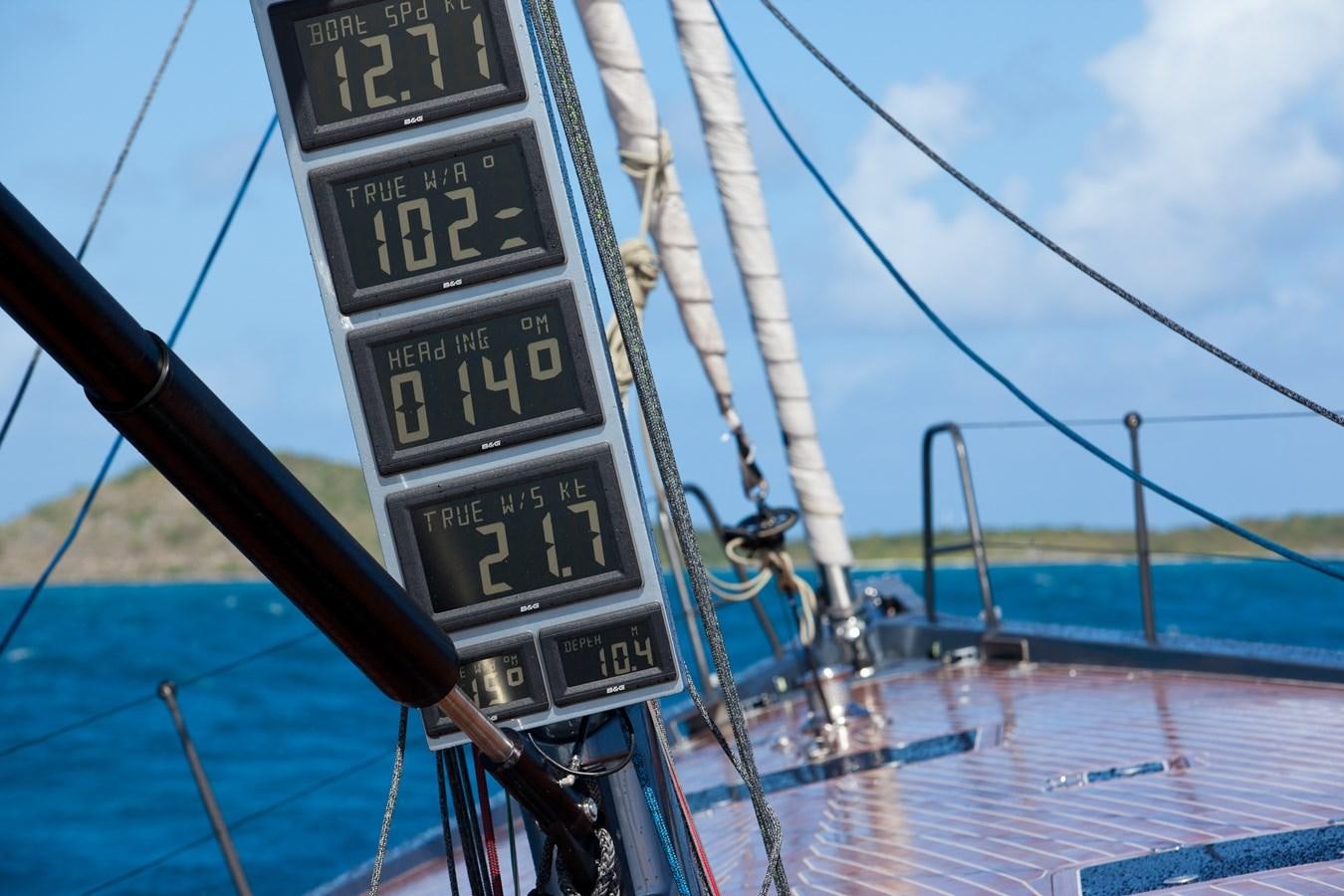 a boat on the water aboard AEGIR Yacht for Sale