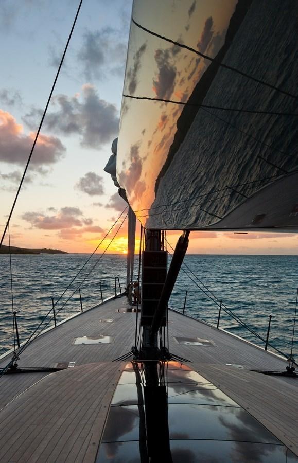 a boat on the water aboard AEGIR Yacht for Sale