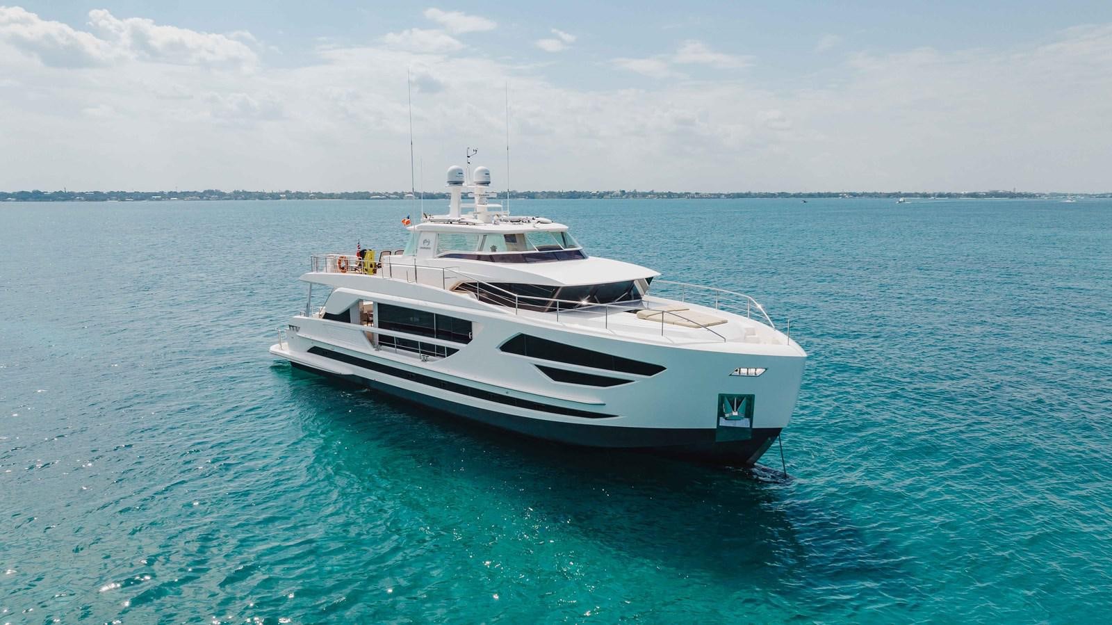 a boat in the water aboard MIDNIGHT MOON Yacht for Sale