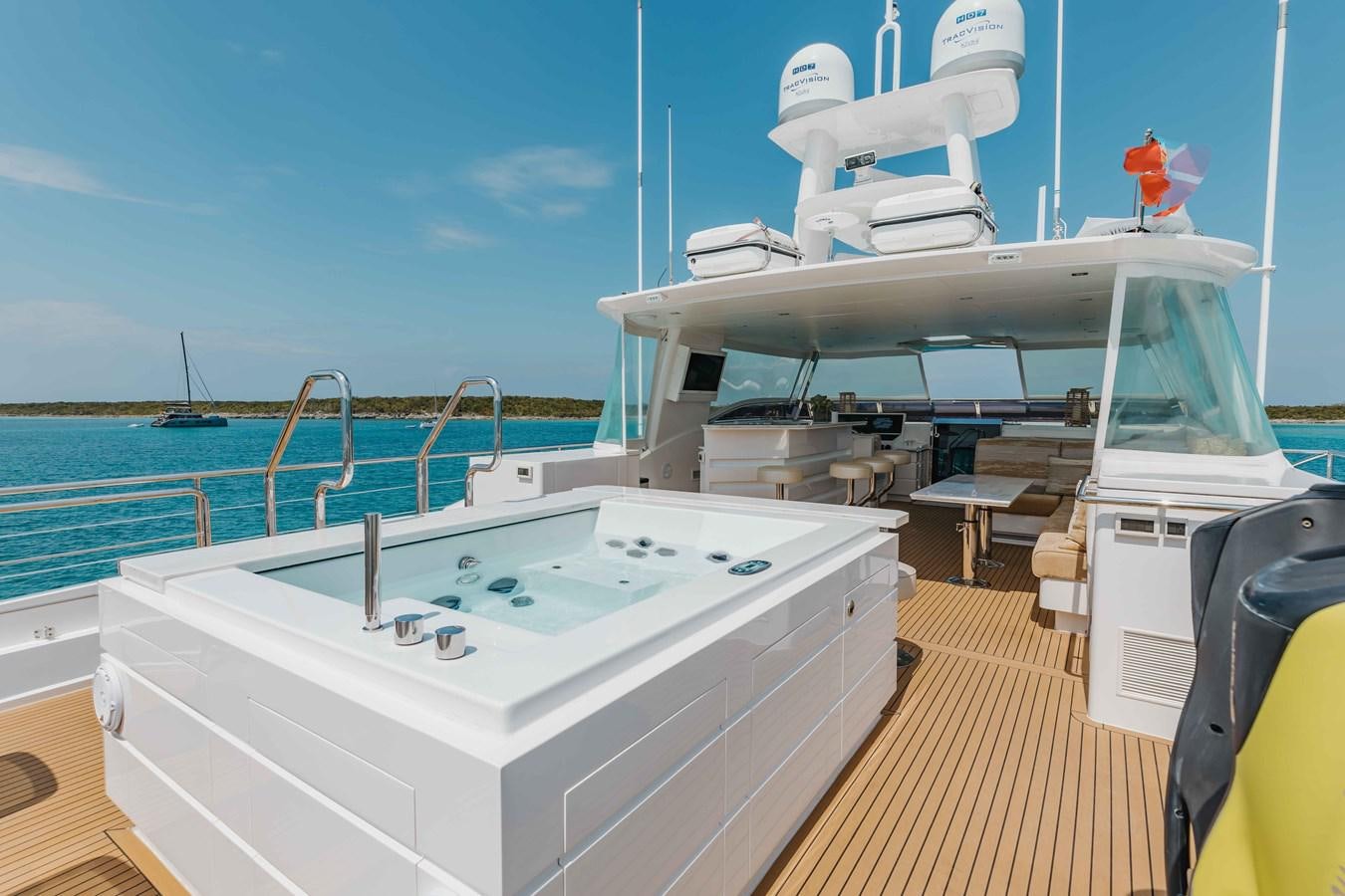 a boat on the water aboard MIDNIGHT MOON Yacht for Sale
