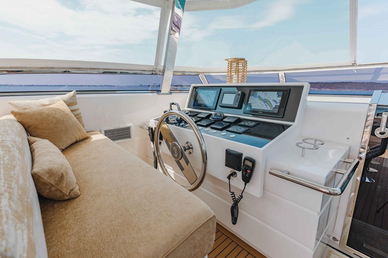 a boat on the water aboard MIDNIGHT MOON Yacht for Sale