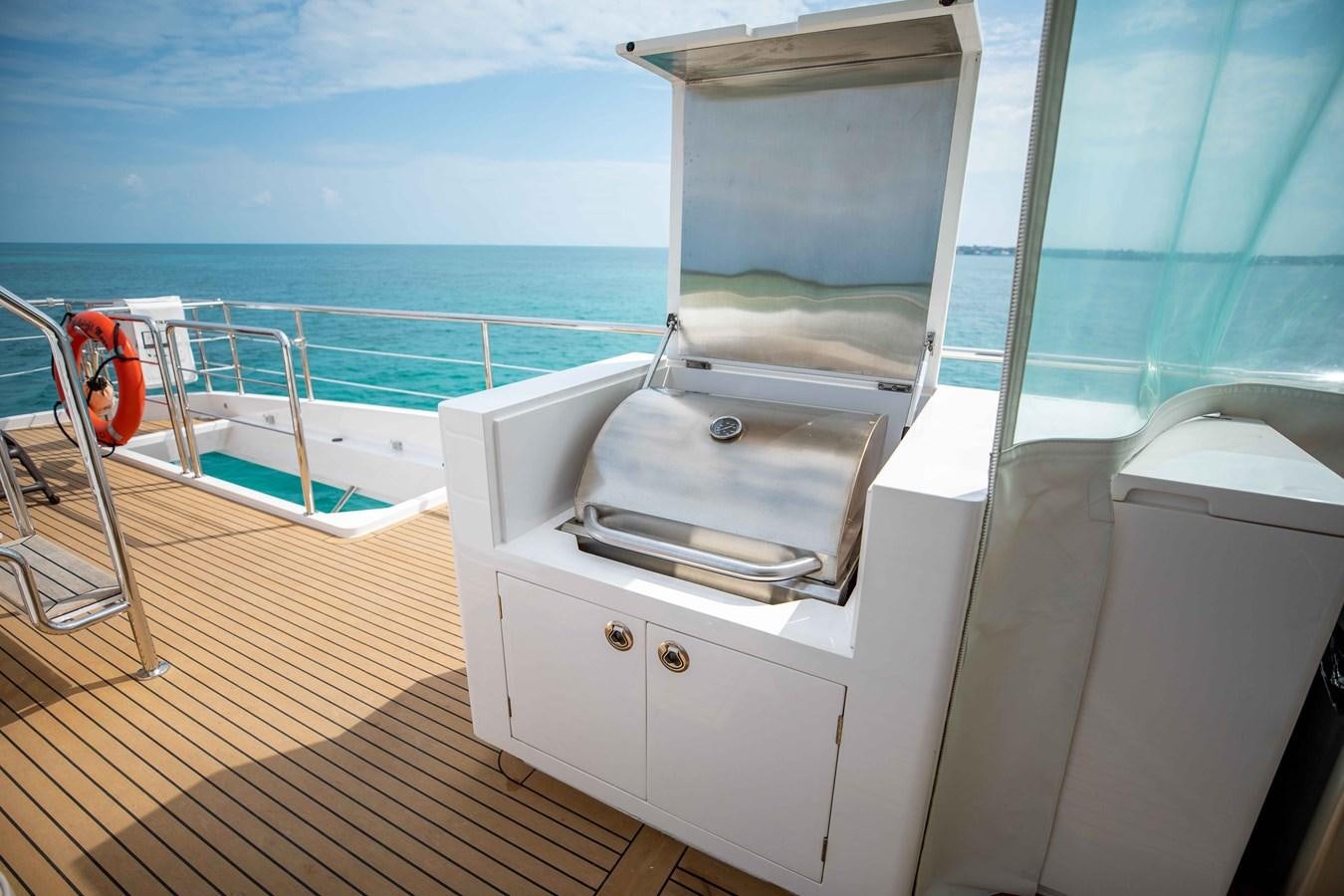 a boat on the water aboard MIDNIGHT MOON Yacht for Sale