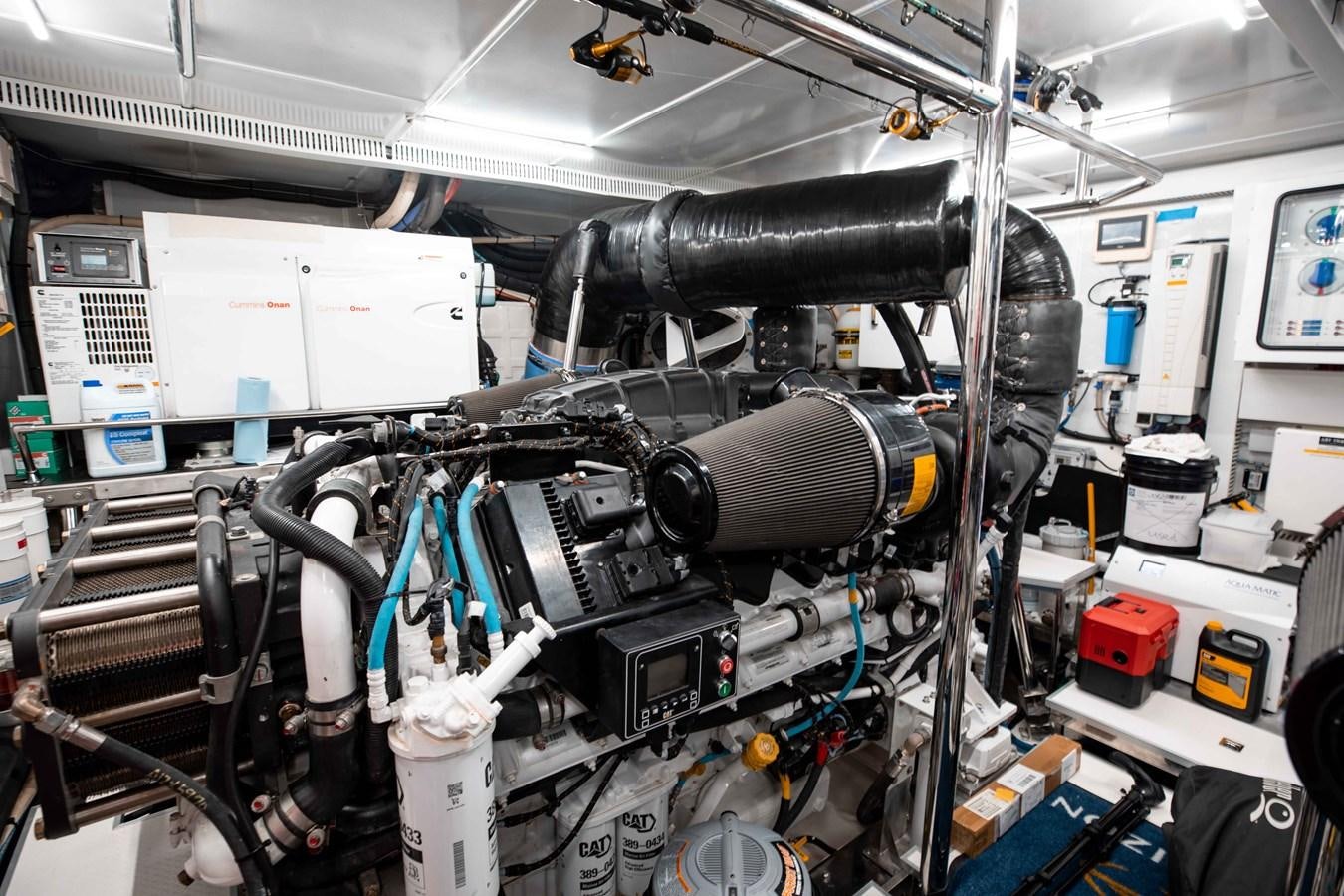 a machine with wires and other equipment aboard MIDNIGHT MOON Yacht for Sale