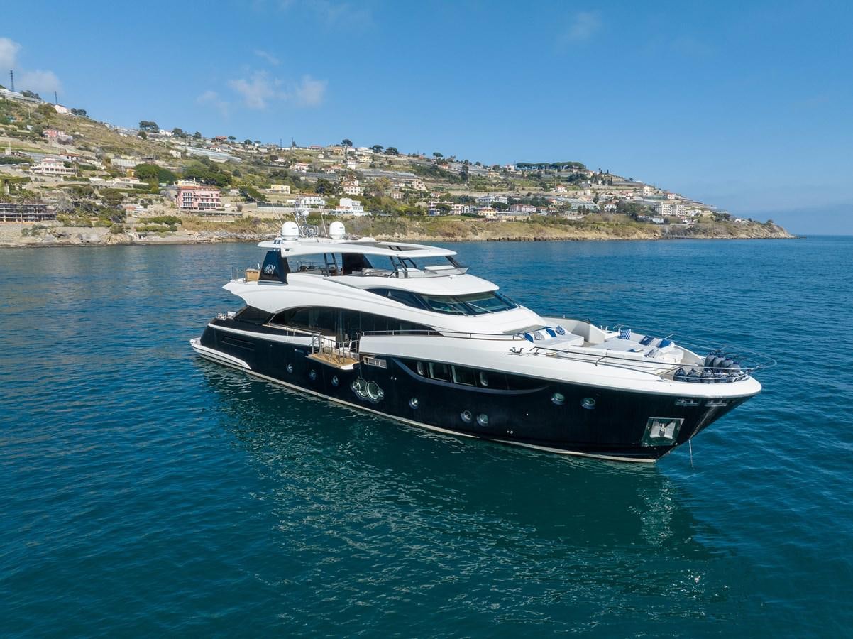 a boat on the water aboard MARENGO UNO Yacht for Sale