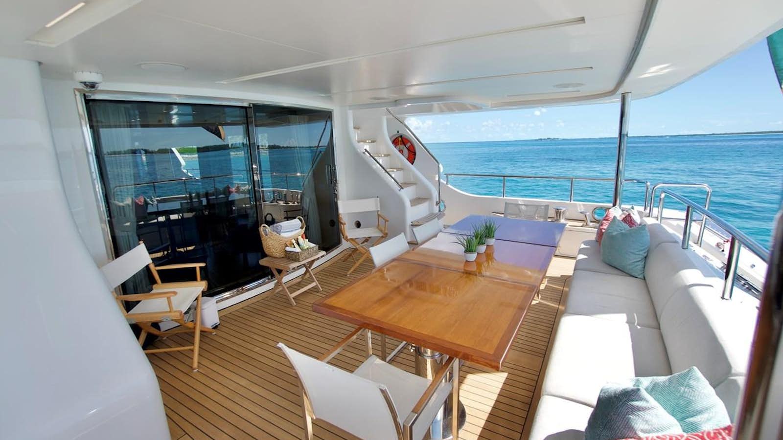 a boat on the water aboard COOL BREEZE Yacht for Sale