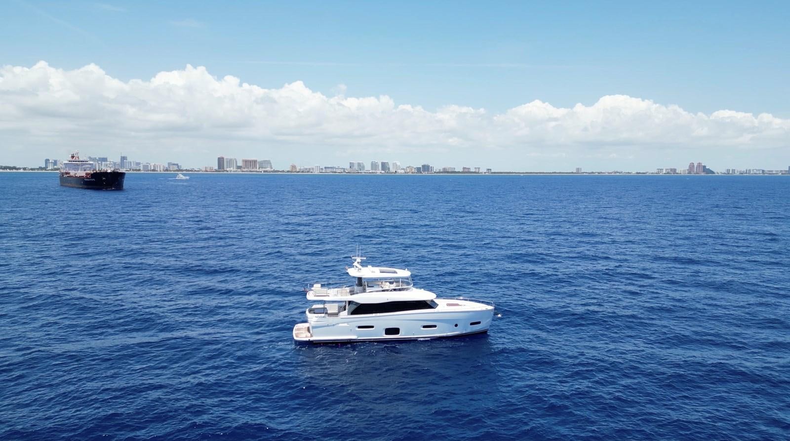 a boat in the water aboard RAINBOW GODDESS Yacht for Sale