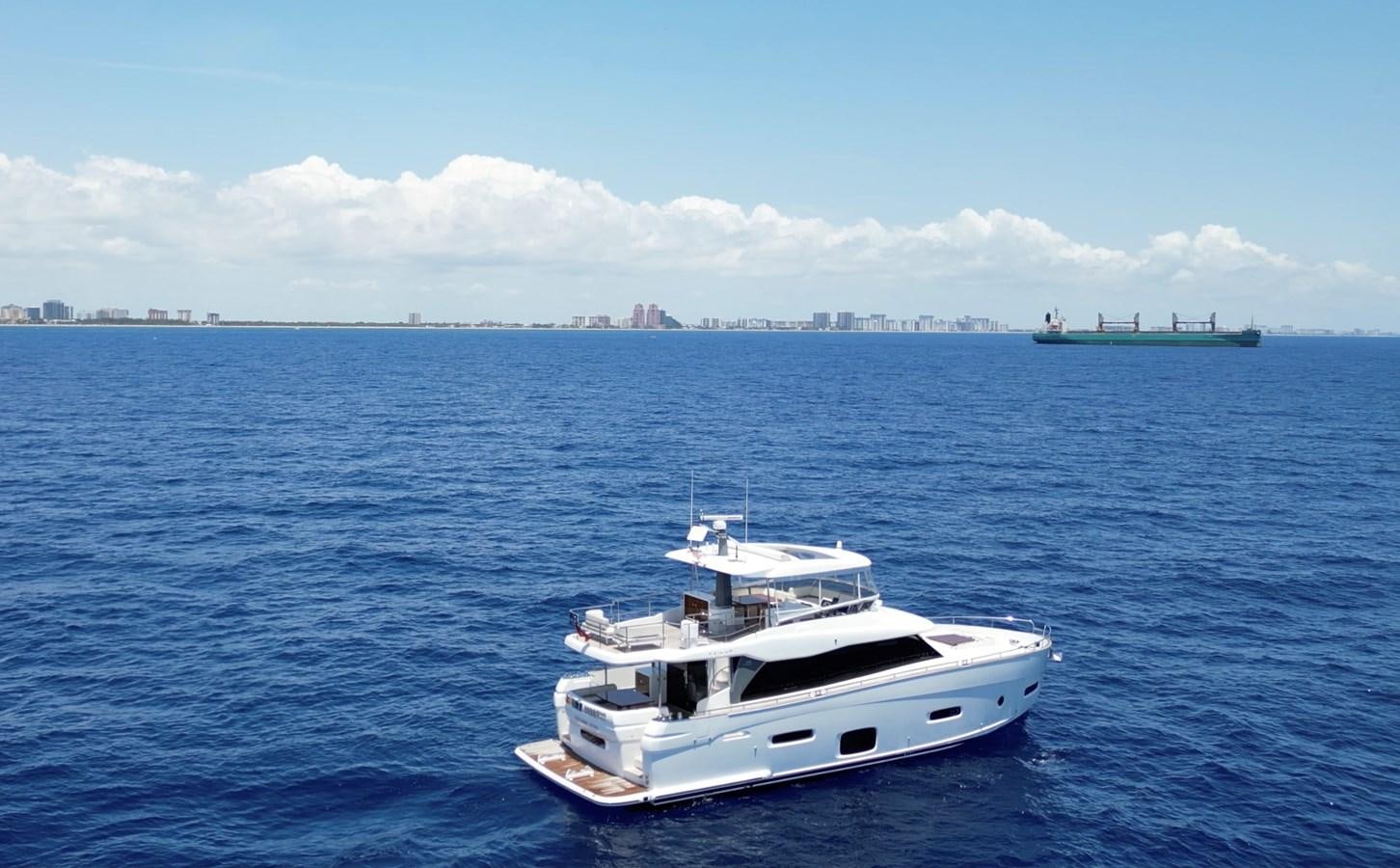 a boat in the water aboard RAINBOW GODDESS Yacht for Sale