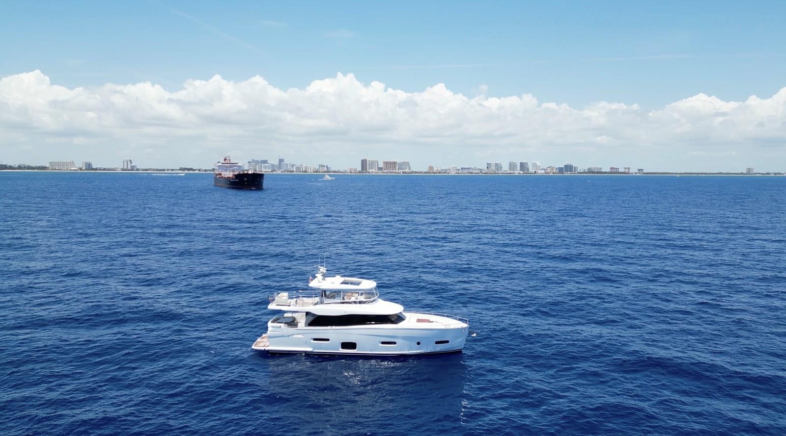 a boat in the water aboard RAINBOW GODDESS Yacht for Sale