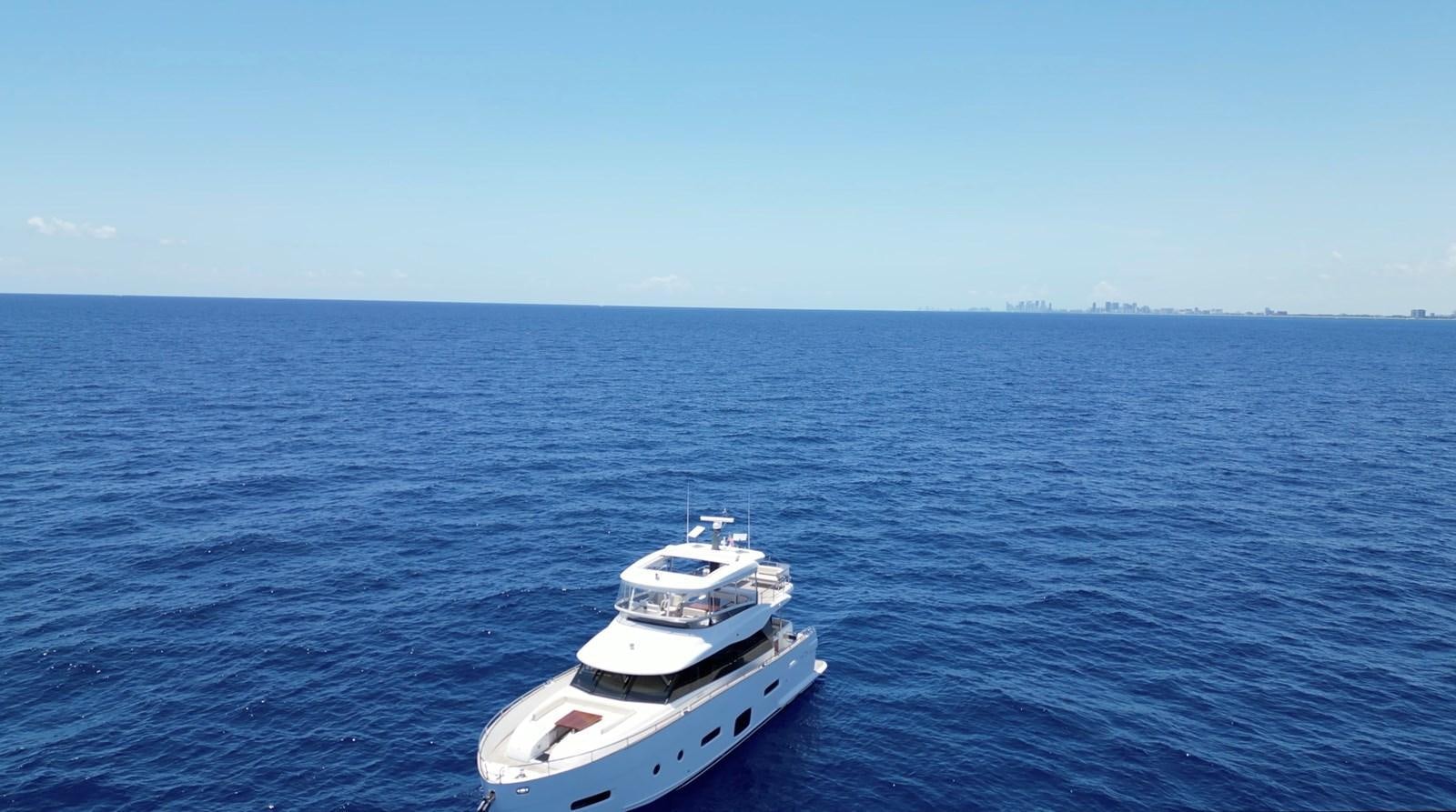 two white boats in the water aboard RAINBOW GODDESS Yacht for Sale