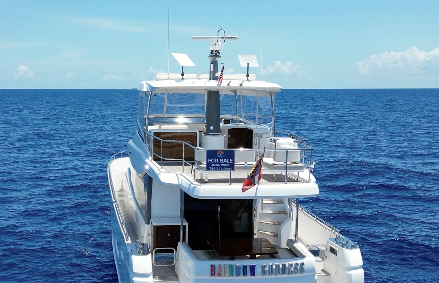 a boat in the water aboard RAINBOW GODDESS Yacht for Sale