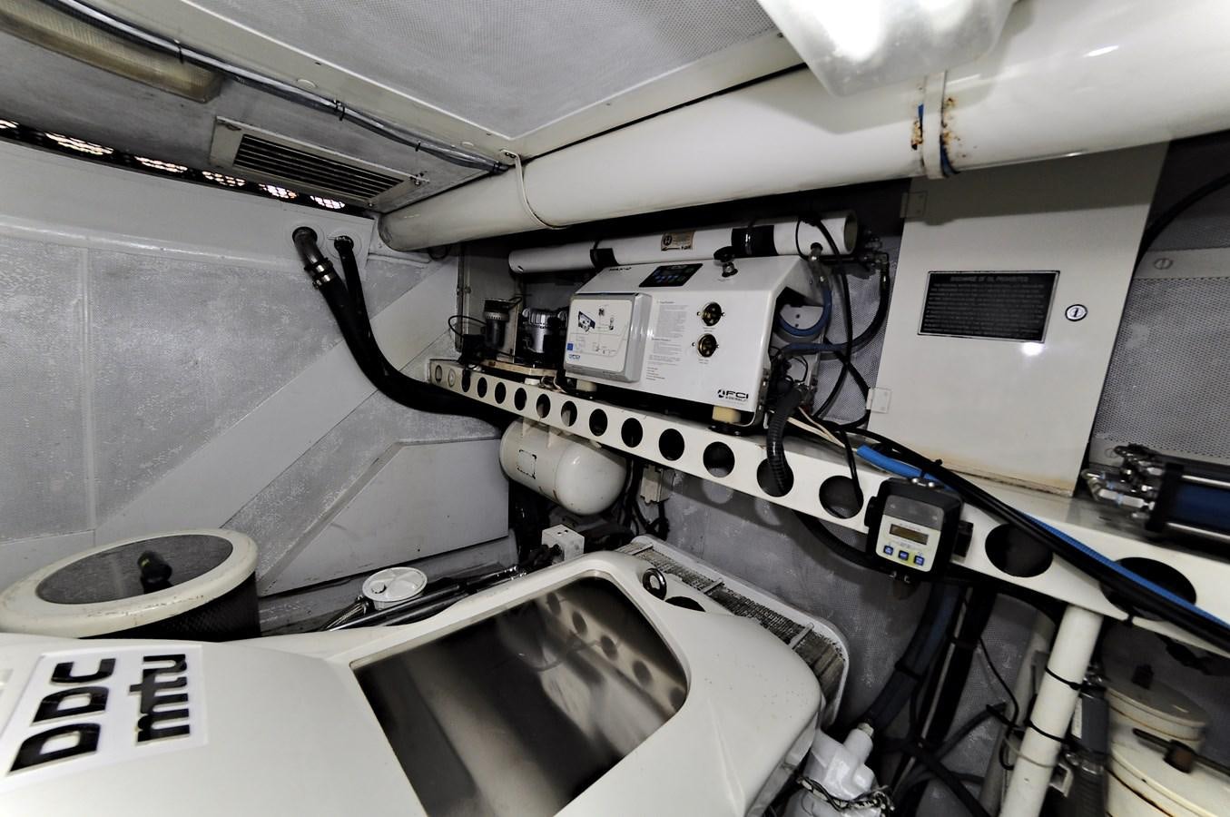a close-up of a machine aboard CAMY Yacht for Sale