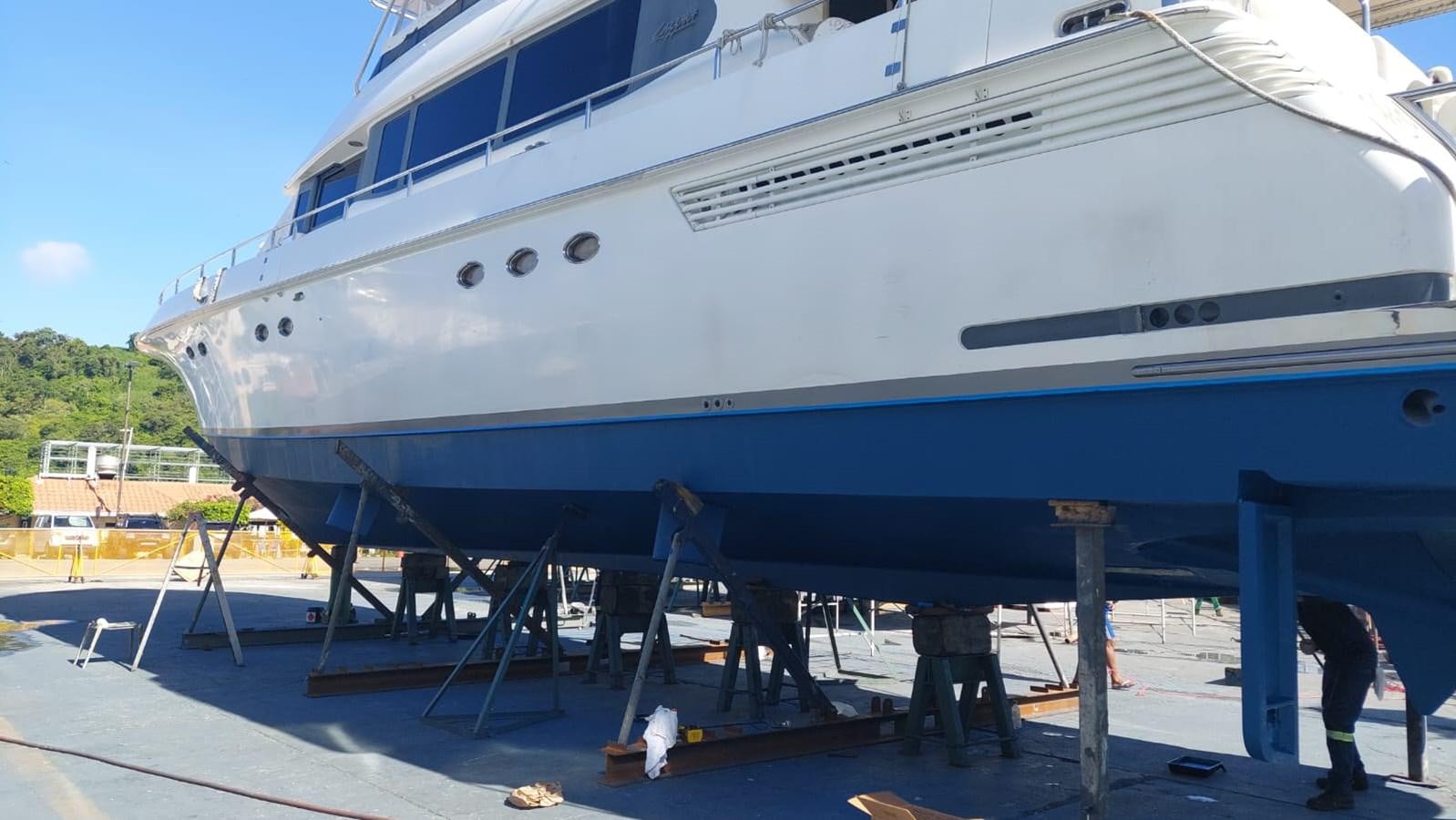 a boat on the water aboard CAMY Yacht for Sale