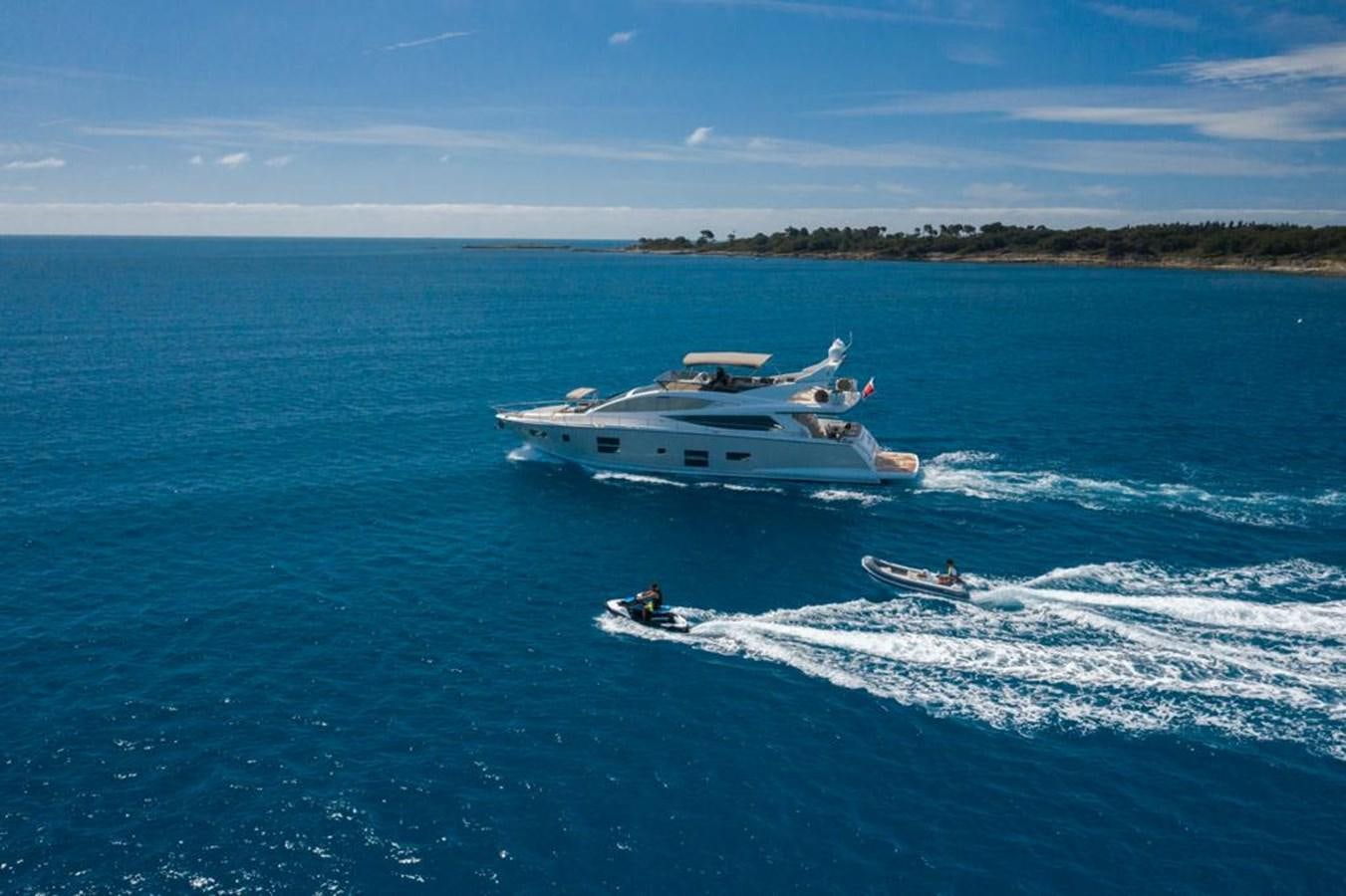 a boat on the water aboard SUMMER BREEZE Yacht for Sale
