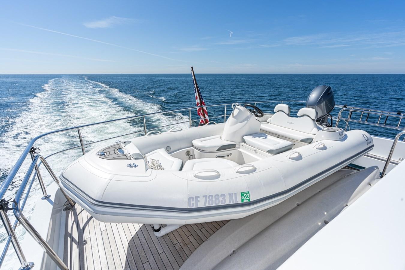 a boat on the water aboard PHANTOM Yacht for Sale