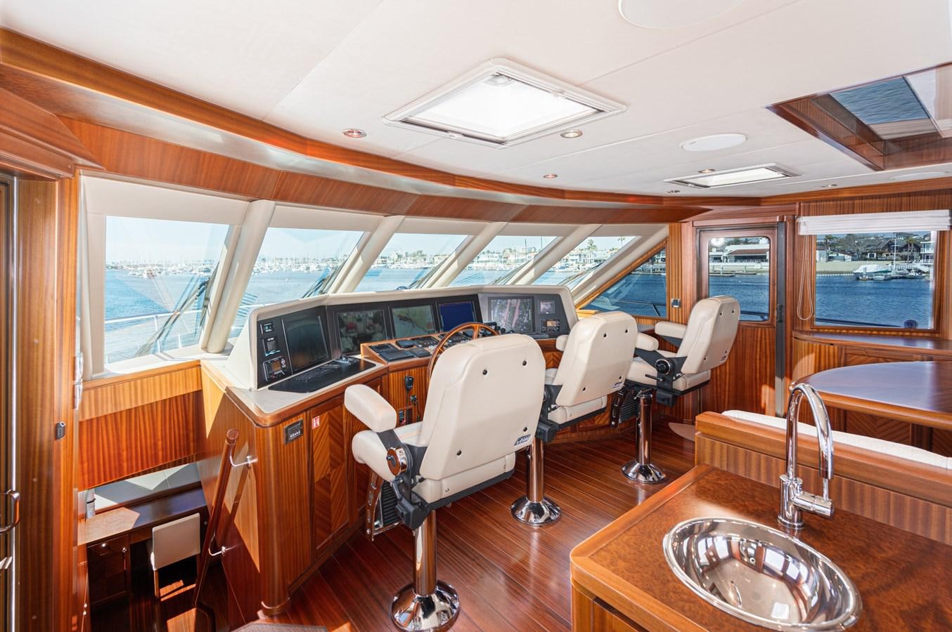 inside of a boat aboard PHANTOM Yacht for Sale