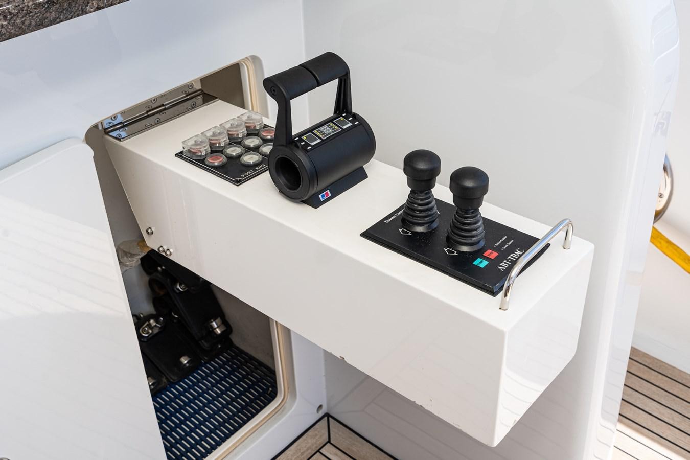 a machine on the counter aboard PHANTOM Yacht for Sale