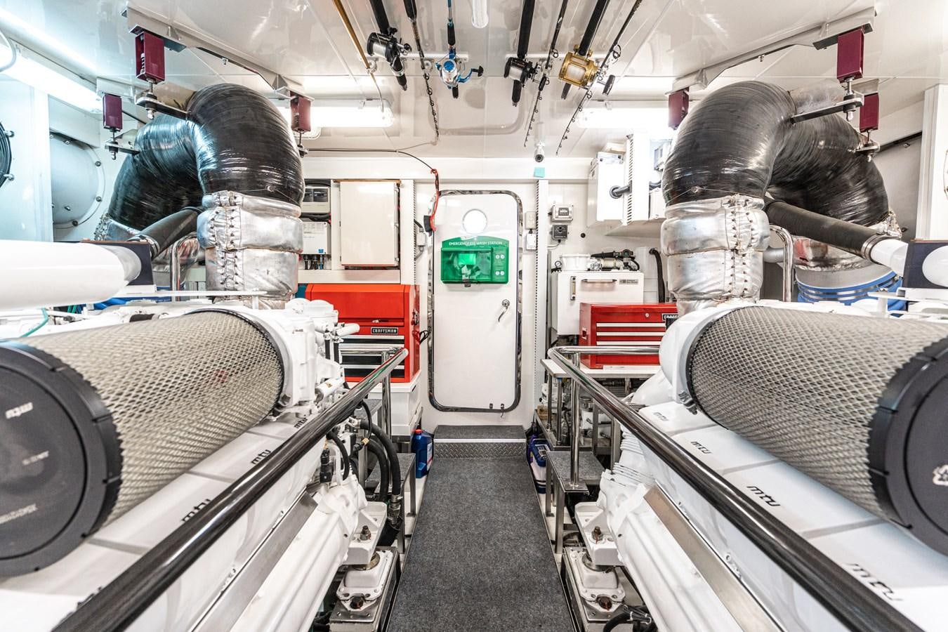 a group of people working in a factory aboard PHANTOM Yacht for Sale