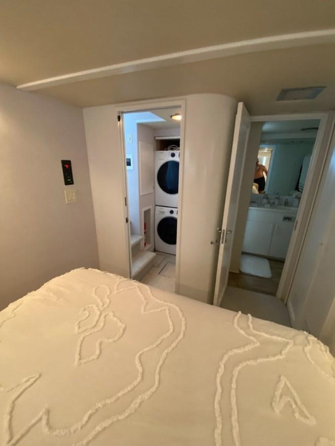a bedroom with a bed aboard SEA SENOR Yacht for Sale
