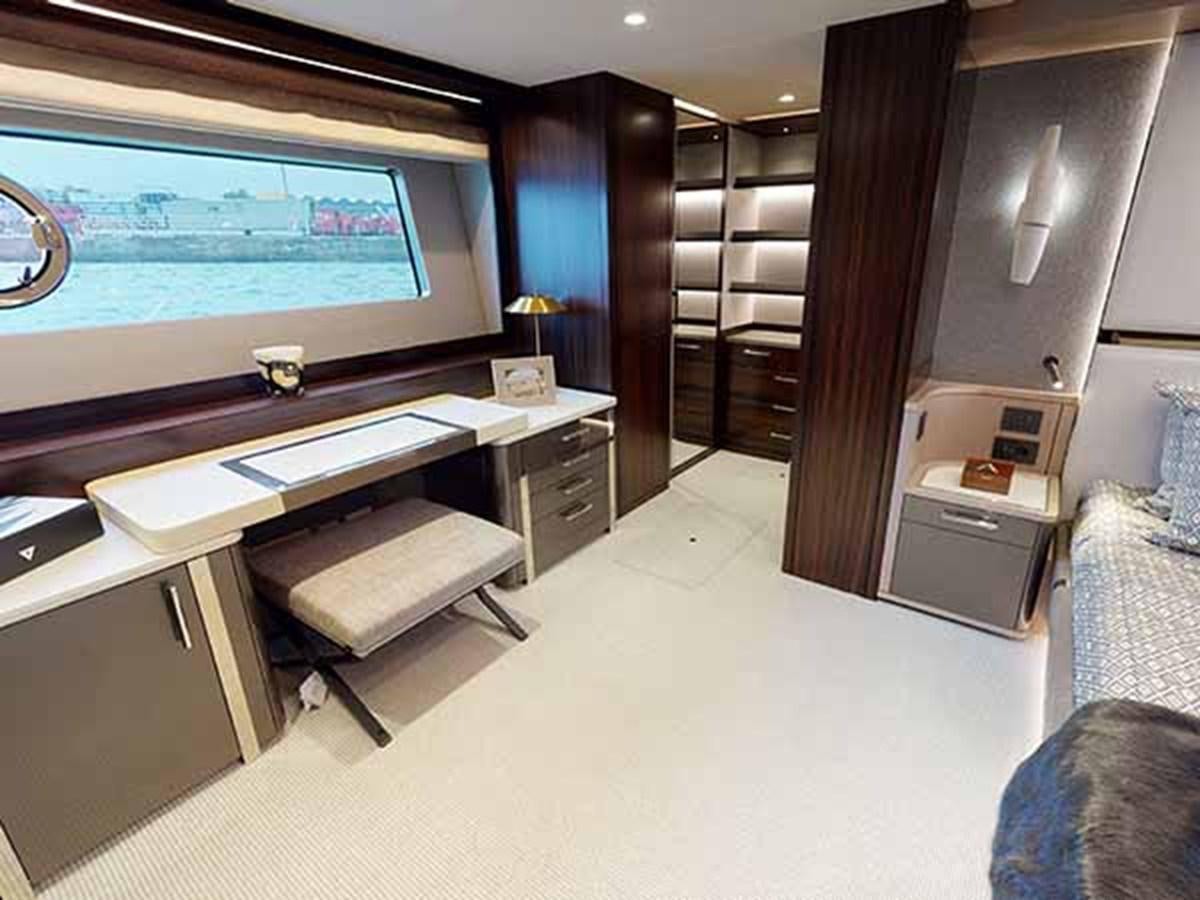 a room with a large tv aboard 88 YACHT - M/Y IP Yacht for Sale